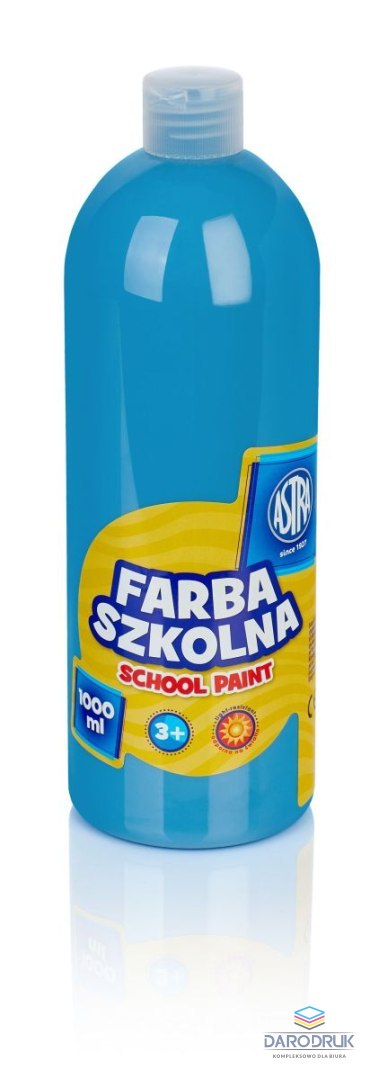 Astra Farby plakatowe szkolne kolor: niebieski 1000ml 1 kolor. Astra