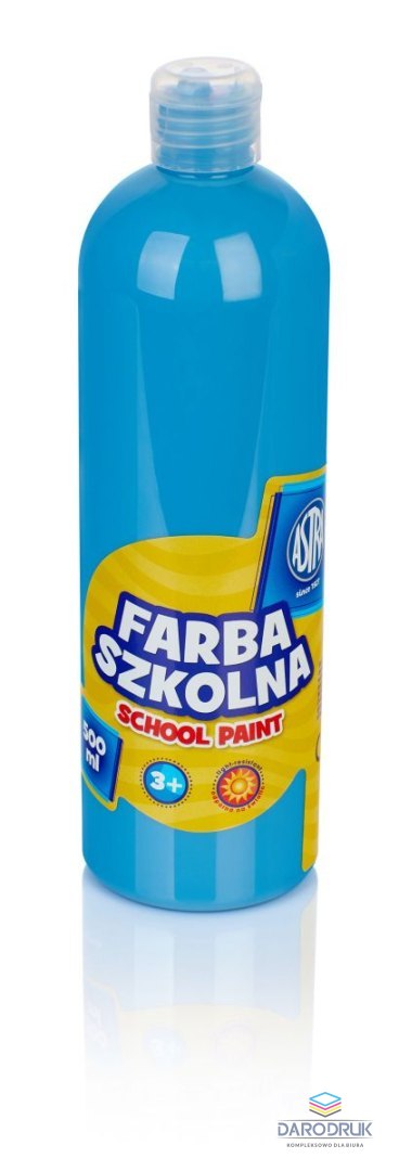 Astra Farby plakatowe szkolne kolor: niebieski 500ml 1 kolor. Astra