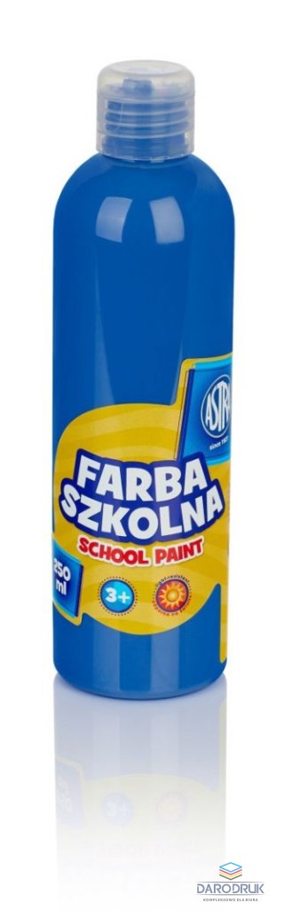 Astra Farby plakatowe szkolne kolor: niebieski ciemny 250ml 1 kolor. Astra