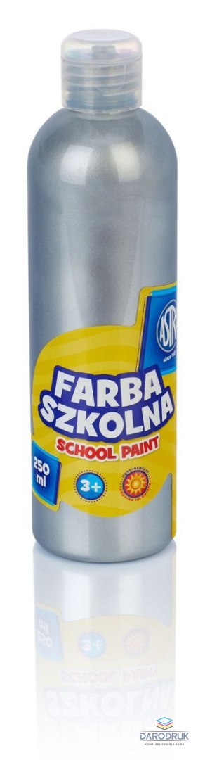 Astra Farby plakatowe szkolne kolor: srebrny 250ml 1 kolor. Astra