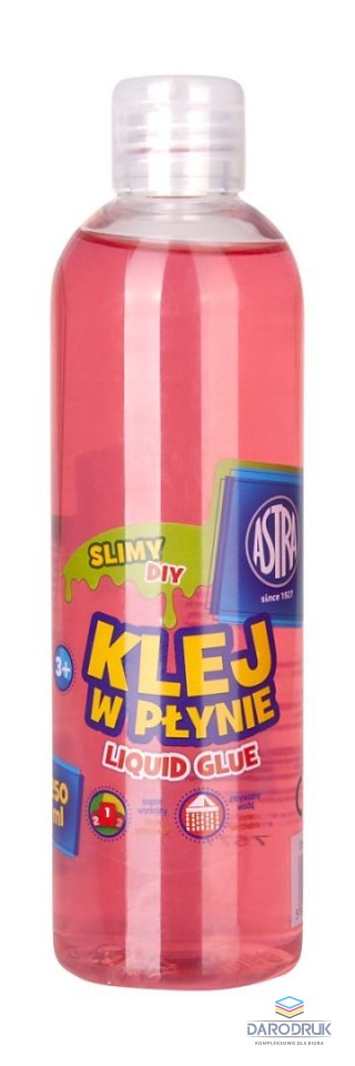Astra Klej w płynie różowy 250ml Astra