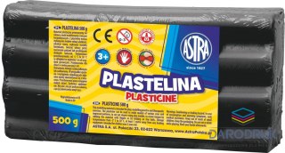 Astra Plastelina 1 kol. czarna 500g Astra
