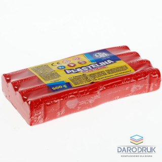 Astra Plastelina 1 kol. czerwona 500g Astra