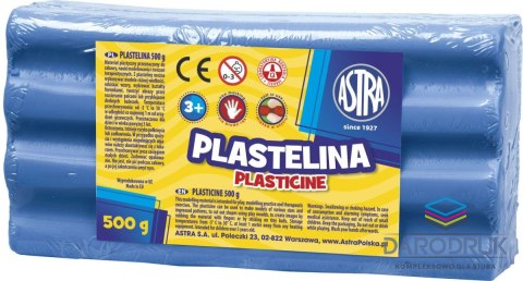 Astra Plastelina 1 kol. niebieska 500g Astra