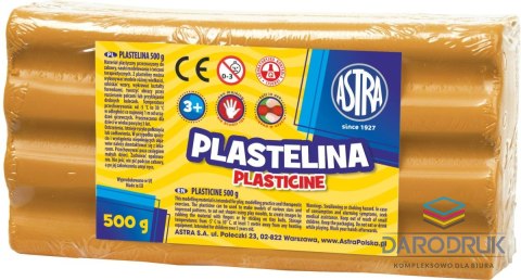 Astra Plastelina 1 kol. pomarańczowa 500g Astra