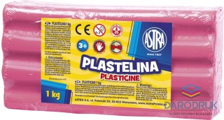 Astra Plastelina 1 kol. różowa jasna 1000g Astra (303111007)