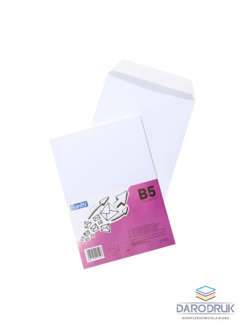 Bantex Koperta B5 HK biała [mm:] 176x250 Bantex (400085700) 25 sztuk