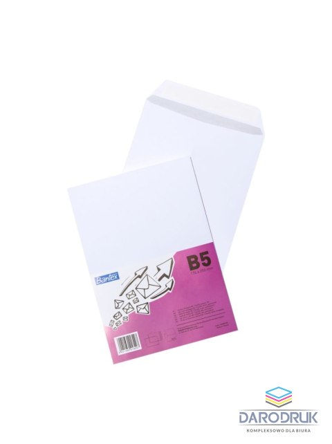 Bantex Koperta B5 HK biała [mm:] 176x250 Bantex (400085700) 25 sztuk
