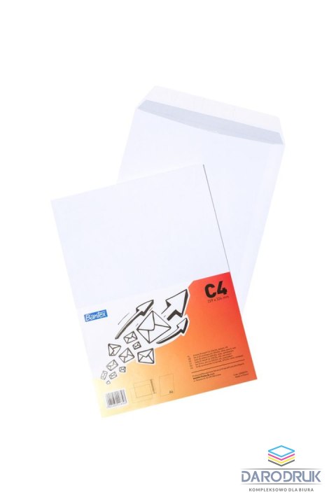 Bantex Koperta C4 HK biała [mm:] 229x324 Bantex (400085701) 25 sztuk
