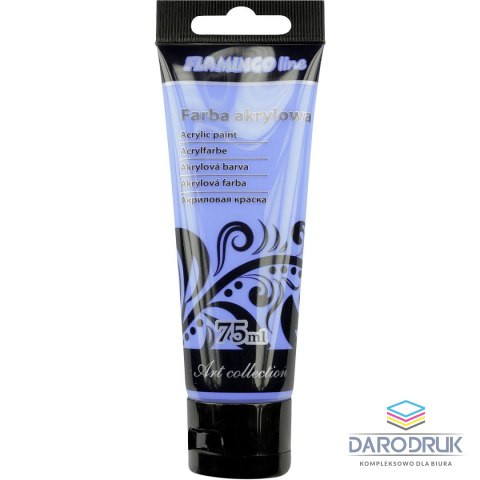 Flamingo Line Farba akrylowa Pastel kolor: cyan 75ml Flamingo Line (071)