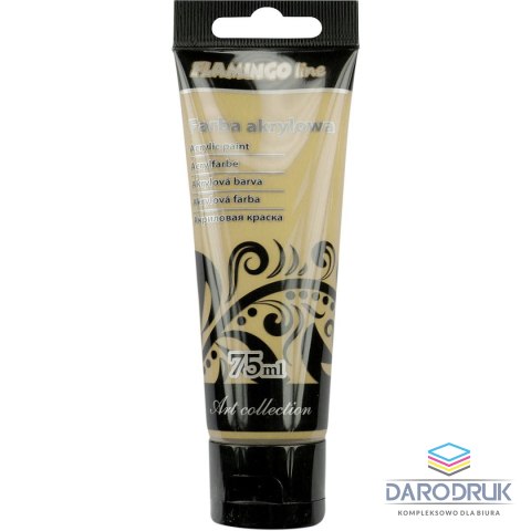 Flamingo Line Farba akrylowa Pastel kolor: kremowy 75ml Flamingo Line (078)