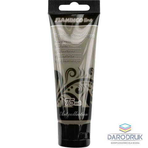 Flamingo Line Farba akrylowa kolor: szary 75ml Flamingo Line (097)