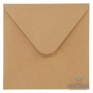 Galeria Papieru Koperta kraft ciemnobeżowy beżowa [mm:] 160x160 Galeria Papieru (280322) 10 sztuk