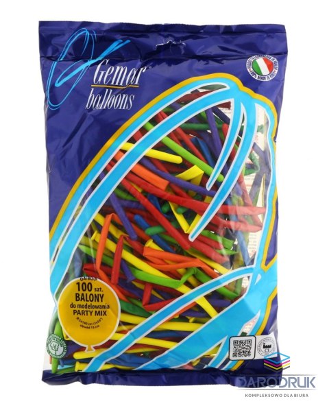 Godan Balon kształty mix 100 szt Godan (D4/80/P)