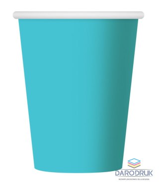 Godan Kubek jednorazowy JEDNOKOLOROWE BŁĘKITNE papier 270ml Godan (PF-KJB)
