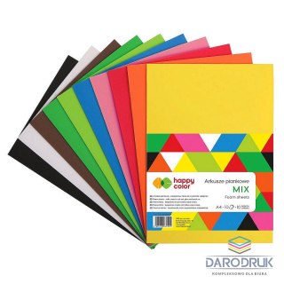 Happy Color Arkusz piankowy kolor: mix 10 ark. [mm:] 200x300 Happy Color (HA 7130 2030-MIX)