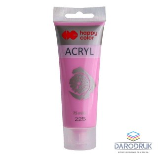 Happy Color Farba akrylowa pastelowa kolor: fuksja 75ml Happy Color (HA 7370 0075-225)