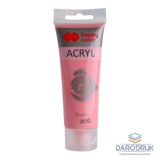 Happy Color Farba akrylowa pastelowa kolor: różowy pastelowy 75ml Happy Color (HA 7370 0075-205)