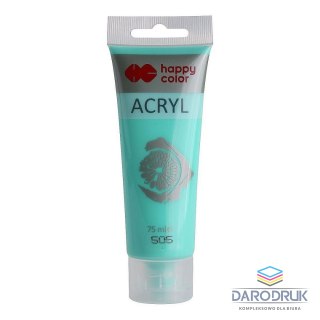 Happy Color Farba akrylowa pastelowa kolor: zielona 75ml Happy Color (HA 7370 0075-505)