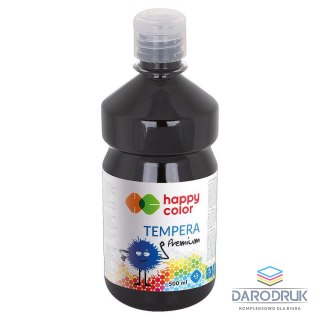 Happy Color Farba tempera kolor: czarny 500ml 1 kolor. Happy Color (3310)