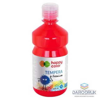 Happy Color Farba tempera kolor: czerwony 500ml 1 kolor. Happy Color (3310)