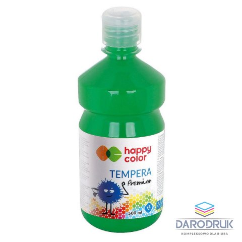 Happy Color Farba tempera kolor: zielony 500ml 1 kolor. Happy Color (3310)