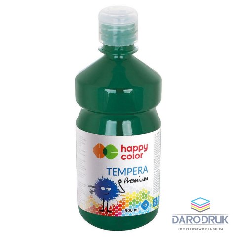 Happy Color Farba tempera kolor: zielony ciemny 500ml Happy Color (HA 3310 0500-52)