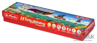 Herlitz Farby plakatowe 9567207 kolor: różne 20ml 12+2 kolor. Herlitz (300022621)