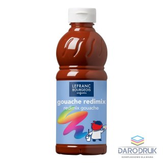 Lefranc&Bourgeois Farba tempera REDIMIX kolor: brązowy 500ml 1 kolor. Lefranc&Bourgeois (188015)