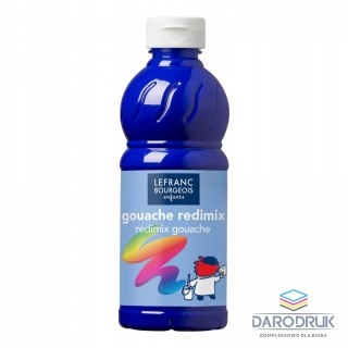 Lefranc&Bourgeois Farba tempera REDIMIX kolor: niebieski 500ml 1 kolor. Lefranc&Bourgeois (188009)