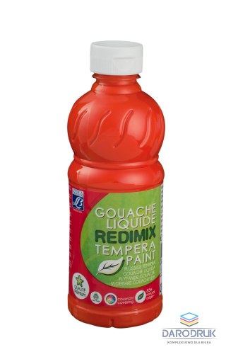Lefranc&Bourgeois Farba tempera REDIMIX kolor: pomarańczowy 500ml 1 kolor. Lefranc&Bourgeois (188004)