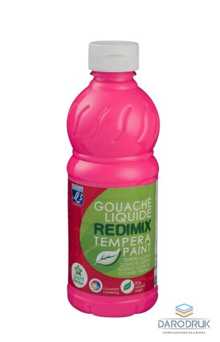 Lefranc&Bourgeois Farba tempera REDIMIX kolor: różowy 500ml 1 kolor. Lefranc&Bourgeois (188007)