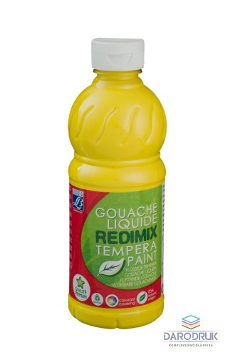 Lefranc&Bourgeois Farba tempera REDIMIX kolor: yellow 500ml 1 kolor. Lefranc&Bourgeois (188001)