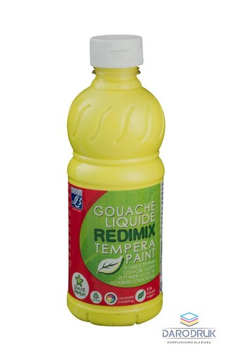 Lefranc&Bourgeois Farba tempera REDIMIX kolor: yellow 500ml 1 kolor. Lefranc&Bourgeois (188281)