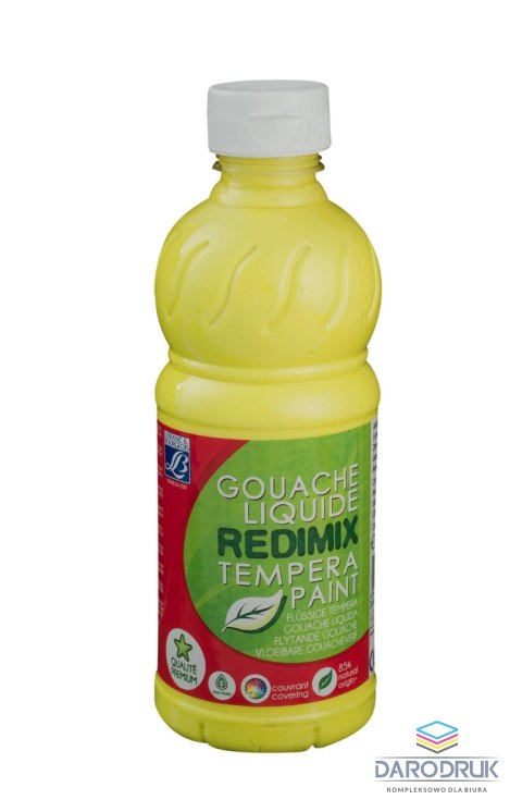 Lefranc&Bourgeois Farba tempera REDIMIX kolor: yellow 500ml 1 kolor. Lefranc&Bourgeois (188281)