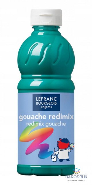 Lefranc&Bourgeois Farba tempera REDIMIX kolor: zielony 500ml 1 kolor. Lefranc&Bourgeois (188282)