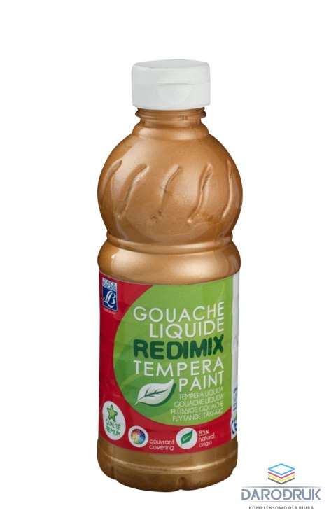 Lefranc&Bourgeois Farba tempera REDIMIX kolor: złoty 500ml 1 kolor. Lefranc&Bourgeois (188341)
