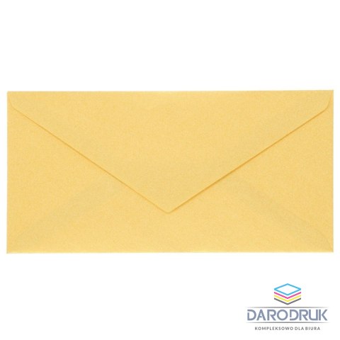 Logos Koperta DL złote złota [mm:] 110x220 Logos 50 sztuk
