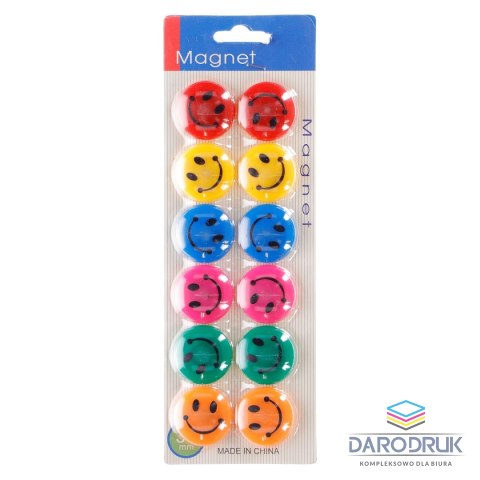Magnes mix śr. 30mm (902282) 12 sztuk