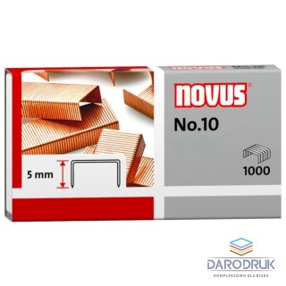 Novus Zszywki 10 miedzianowe nr 10 1000 szt Novus (040-0207)