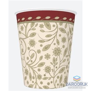 Pol-mak Kubek jednorazowy daisy papier 250ml Pol-mak (01)