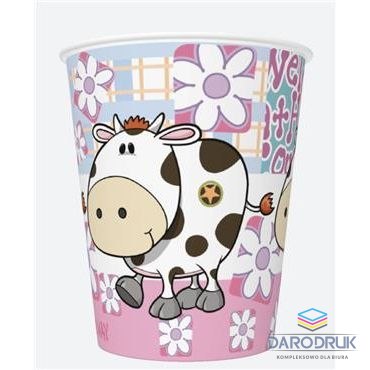 Pol-mak Kubek jednorazowy daisy papier 250ml Pol-mak (01)