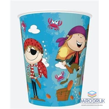 Pol-mak Kubek jednorazowy daisy papier 250ml Pol-mak (01)