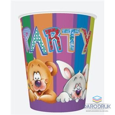 Pol-mak Kubek jednorazowy daisy papier 250ml Pol-mak (01)