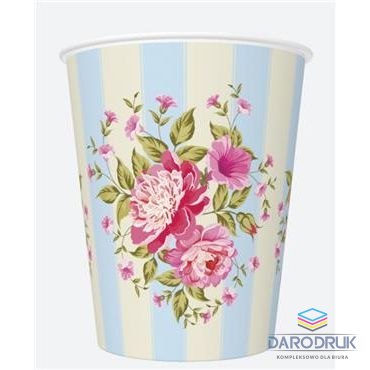 Pol-mak Kubek jednorazowy daisy papier 250ml Pol-mak (01)