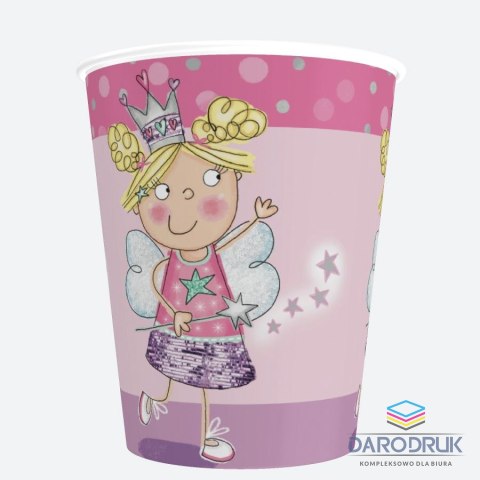 Pol-mak Kubek jednorazowy daisy papier 250ml Pol-mak (01)