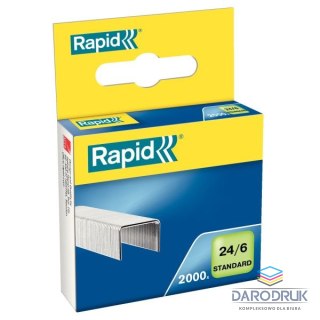 Rapid Zszywki 24/6 Standard 2000 szt Rapid (24858800)