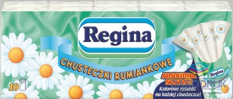 Regina Chusteczki higieniczne 9x10 rumianek 10 szt Regina