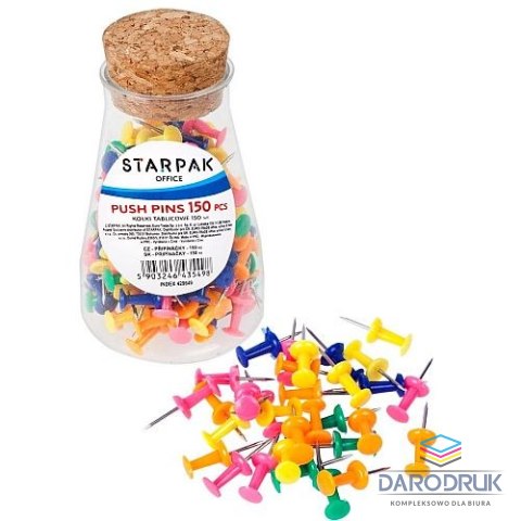 Starpak Pinezki kolor: mix 150 szt Starpak (429649)