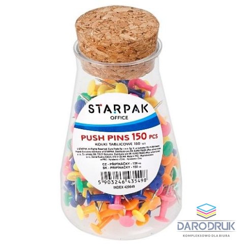 Starpak Pinezki kolor: mix 150 szt Starpak (429649)